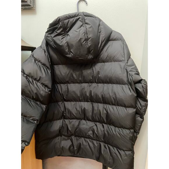 32 Degrees women’s black puffer hooded jacket size large - Picture 5 of 8